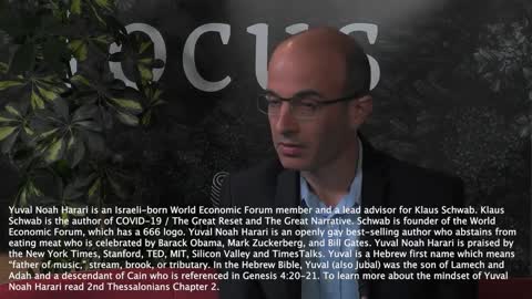 Yuval Noah Harari | Why Did Yuval Noah Harari Say, "Dreams About a World without Hierarchy, without Injustice, without Poverty, a world with COMPLETELY DIFFERENT LAWS. We Will Rebuild the TEMPLE and Create a New Perfect Utopian Society?"