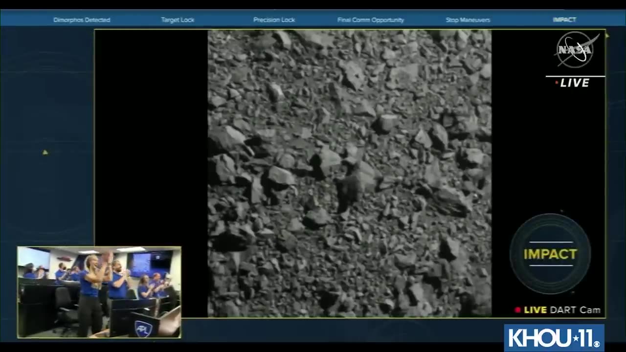 Nasa spacecraft crashes in to a......,...........