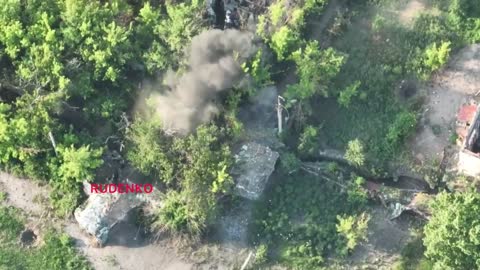 Ukraine War - Footage of work on the positions of the Armed Forces of Ukraine
