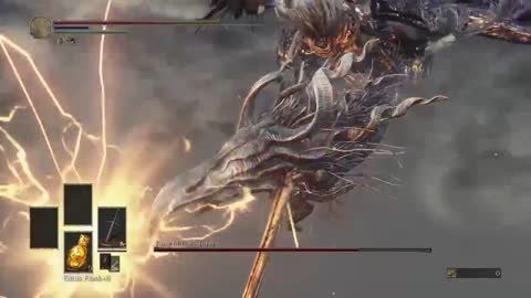 DARK SOULS 3-DEFEATING NAMELESS KING (unedited gameplay)