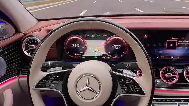 To get this view, you must own a Mercedes