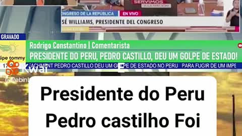 Peru da baile em comunista Pedro Castilho