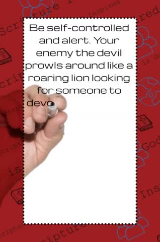 1 Peter 5:8-9 #shorts