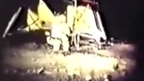 Lunar Lander "Practice" Footage for the Apollo Moon Landing Hoax