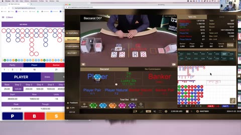 C2Bet4 using the "S" with the baccarat App