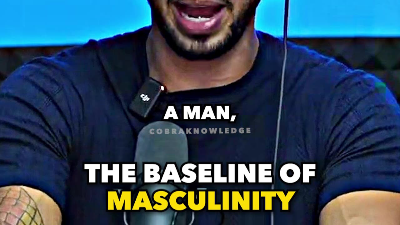 Andrew Tate on the baseline of masculinity