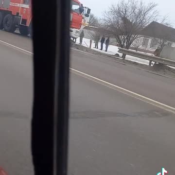 Footage shared by netizens earlier today, February 19, 2022, show a broken R-149MA1 command-staff