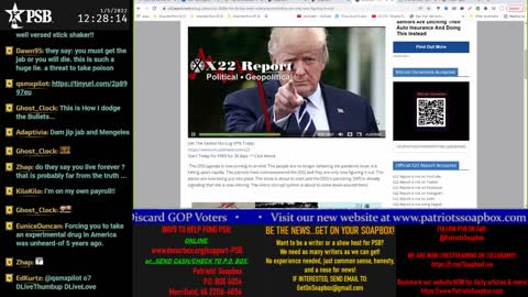 2022-01-05 11:00 EST - Common Law Civics: with Gerard of National Liberty Alliance