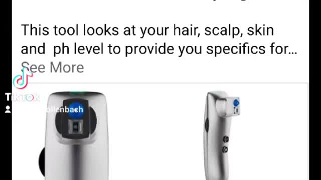 The Cosmixxology hair analyzer!