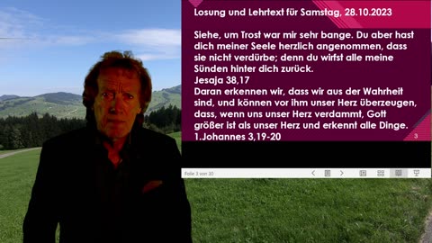 Losung - Wort zum Tag 28.10.2023