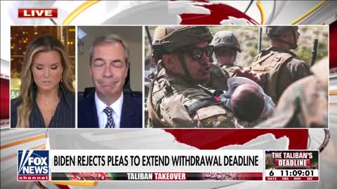 Farage on Afghanistan: Biden 'effectively' flying white flag to the Taliban