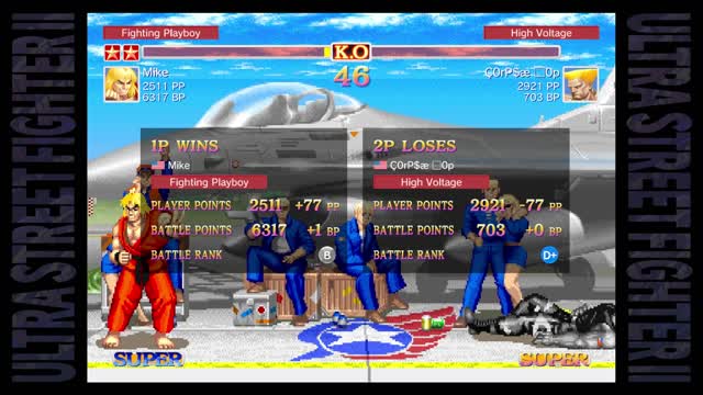 Ultra Street Fighter II Online Ranked Matches (Recorded on 12/27/17)
