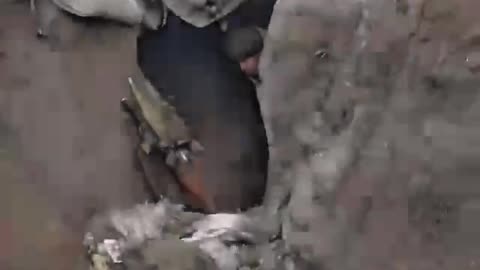 Ukrainians Holding Trenches 1