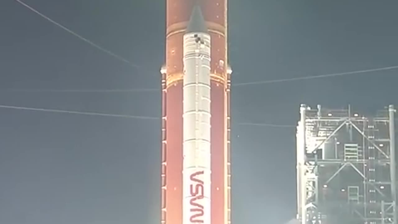 NASA,s Artemis|Rocket launch from Launch 39B pad perimeter