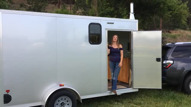 DIY Cargo Trailer to Camper Conversion