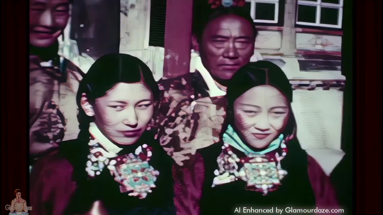 4K - The Lost World of Tibet _ AI Enhanced Film Lhasa 1942