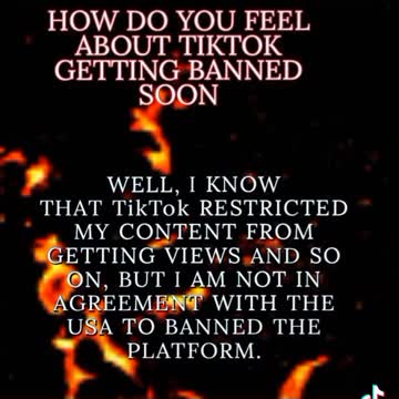 SHOULD THE USA BANNED TIKTOK?