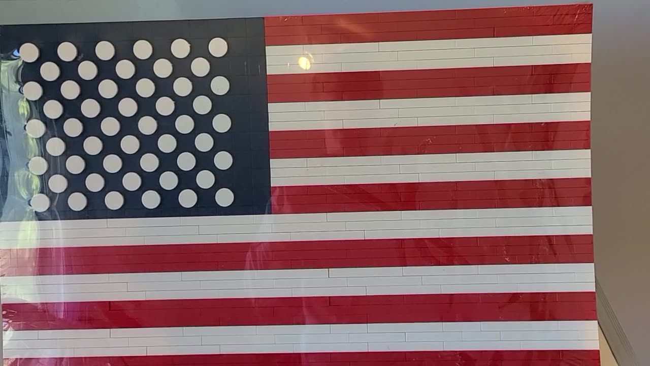 My custom lego American flag