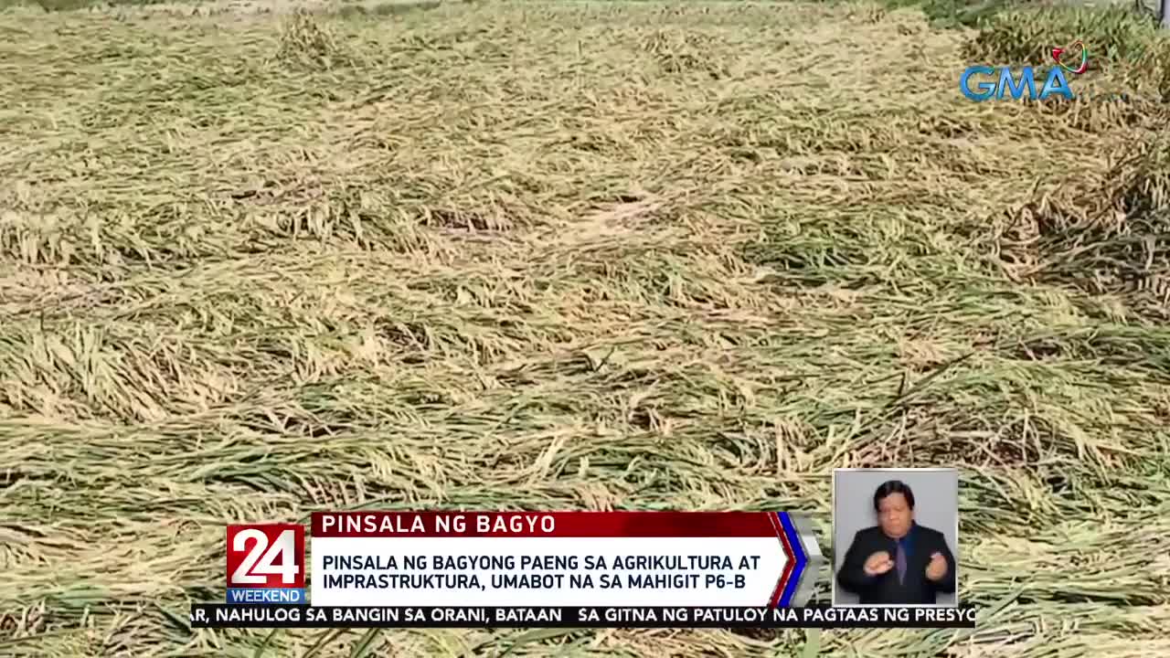 Pinsala ng Bagyong Paeng sa agrikultura at imprastruktura, umabot na sa mahigit...