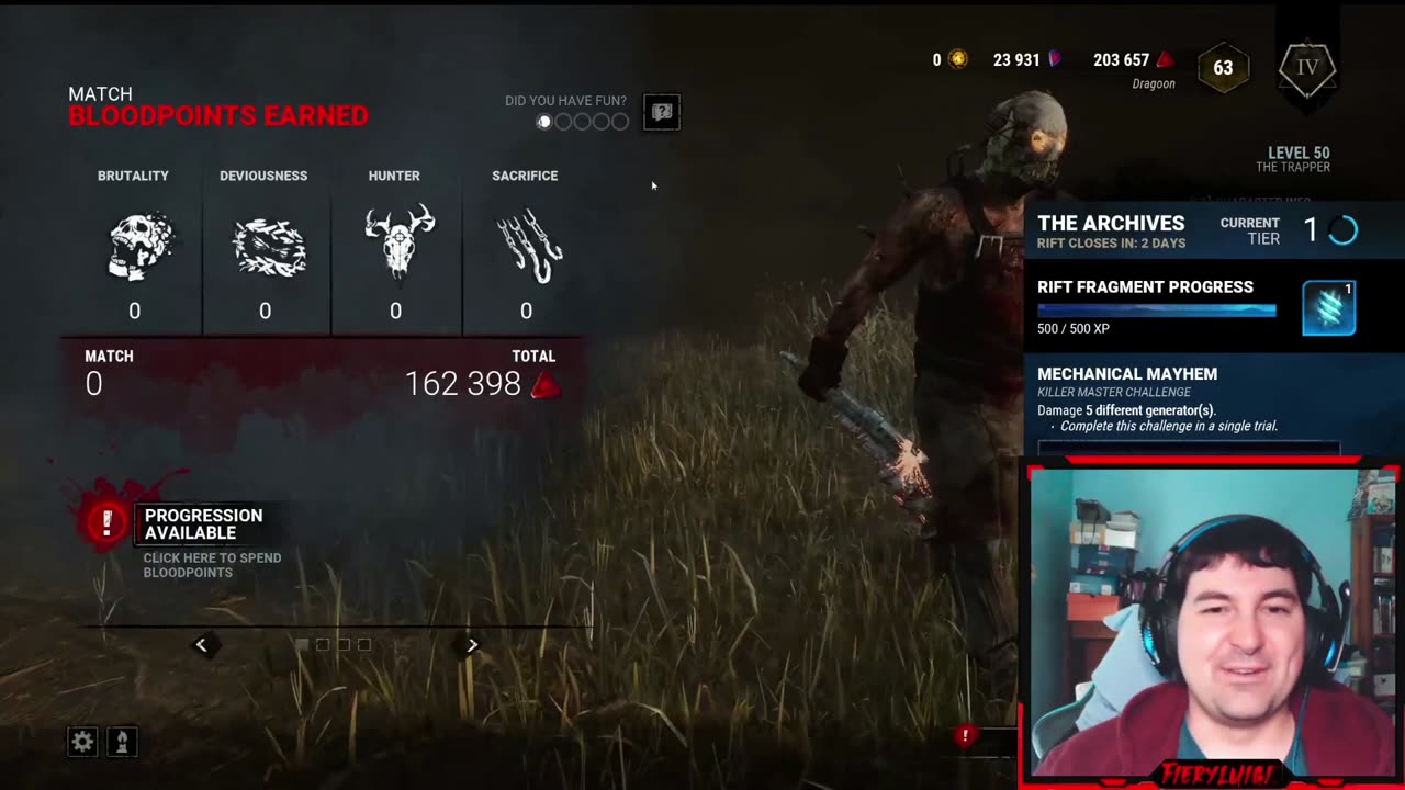 Killer pov Top Trapper Vs Sweatiest Survivors Dead By Daylight Stream Highlights part (325)