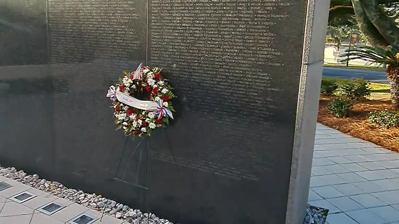 Tallahassee, Florida's Capital and a beautiful Vietnam Memorial.12/1/23