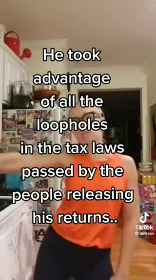 I love her🤣🤣🤣🤣 TrumpTaxes #NastyBoys #nothingburger