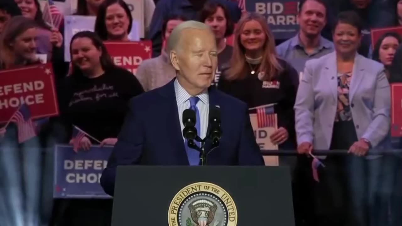 Election Denier Joe Biden Says Terry McAullife is the Real Governor of Virginia at Virginia Rally