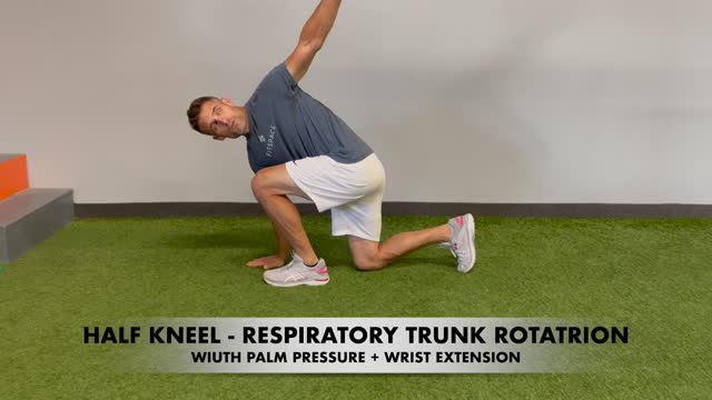 Half Kneeling - Trunk Rotation with Respiratory Integration