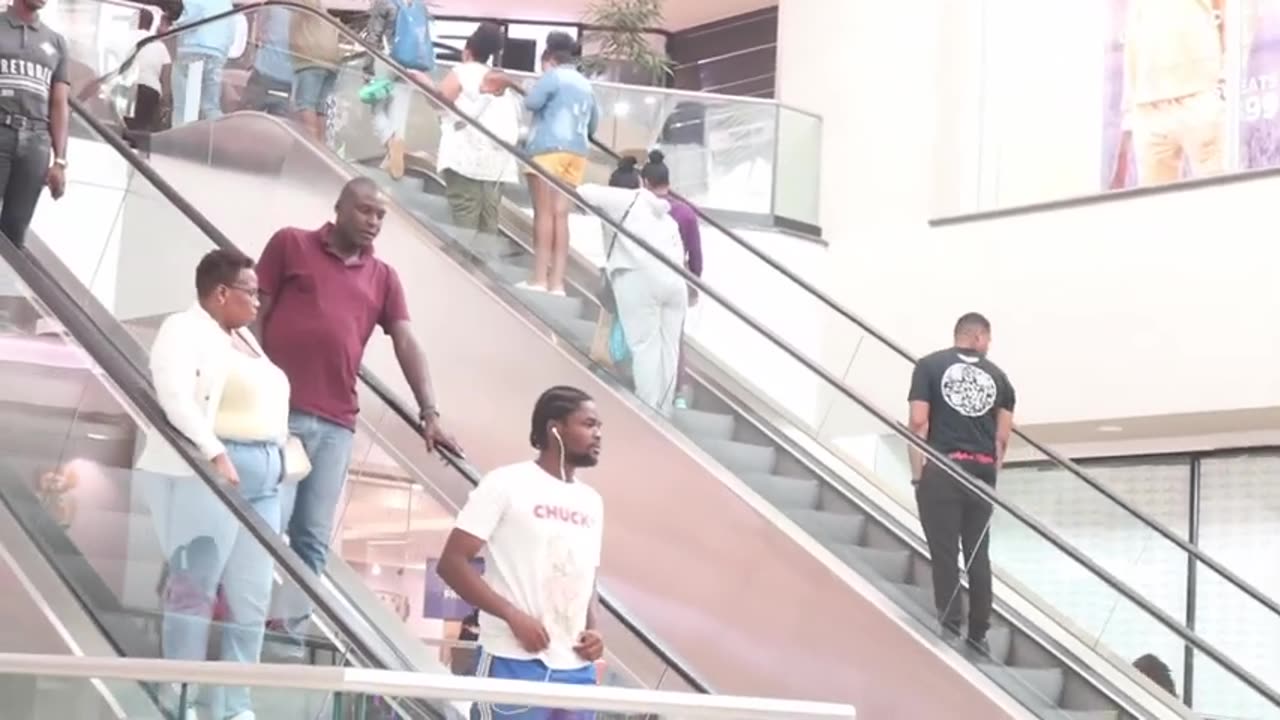 MAN THONG PRANK ON THE ESCALATOR 3