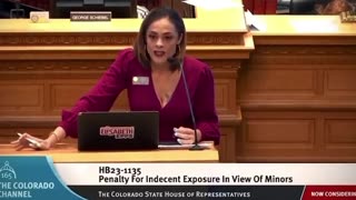 Colorado Democrat Argues Exposing Genitals to Children Should be Reduced to a Misdemeanor