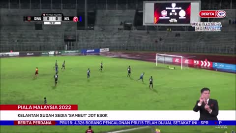 4 NOVEMBER 2022 – BERITA PERDANA - PIALA MALAYSIA 2022 - KELANTAN SUDAH SEDIA SAMBUT JDT ESOK