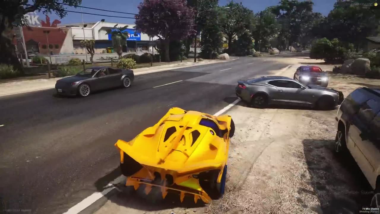 GTA 5 RollPlay Bugatti 4500hp VS Cops