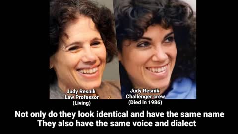 Conclusive Proof that Challenger Astronaut Judy Resnik is not dead