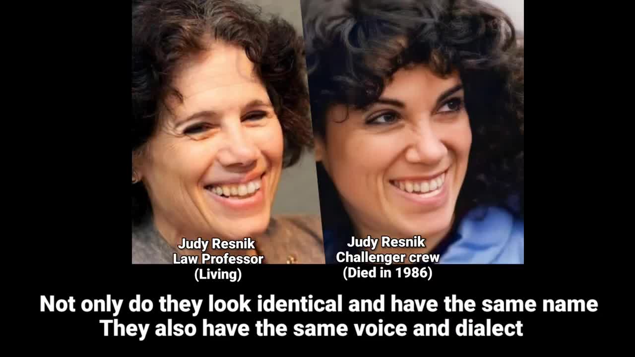 Conclusive Proof that Challenger Astronaut Judy Resnik is not dead
