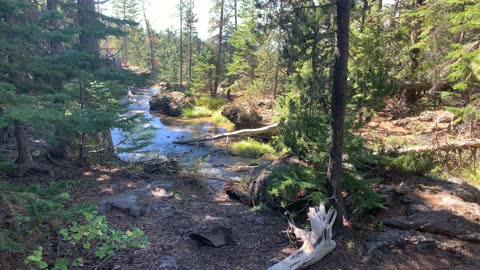 Central Oregon – Paulina Lake “Grand Loop” – The Top of Paulina Falls – 4K