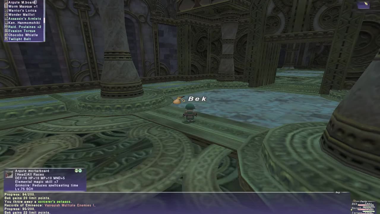 FFXI Nyzul Isle A Journey of a Recoil FL 86-95