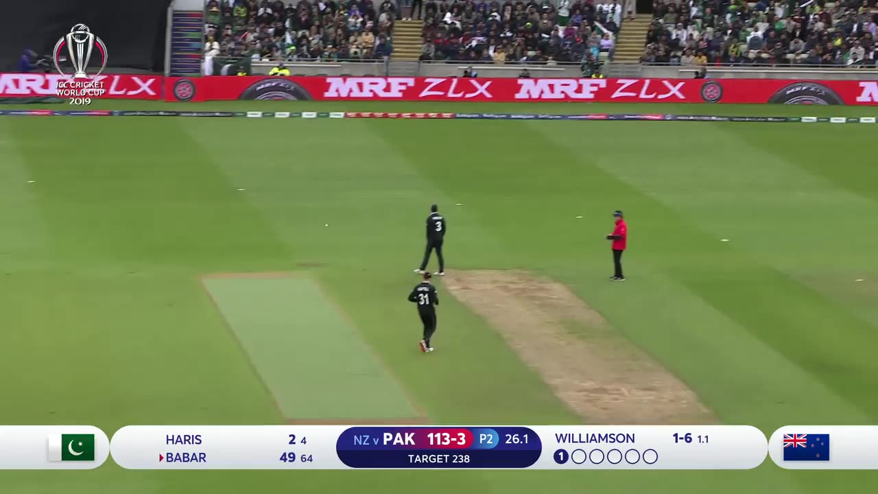 Babar Azam smashes World Cup century in 2019 | ICC Men's CWC