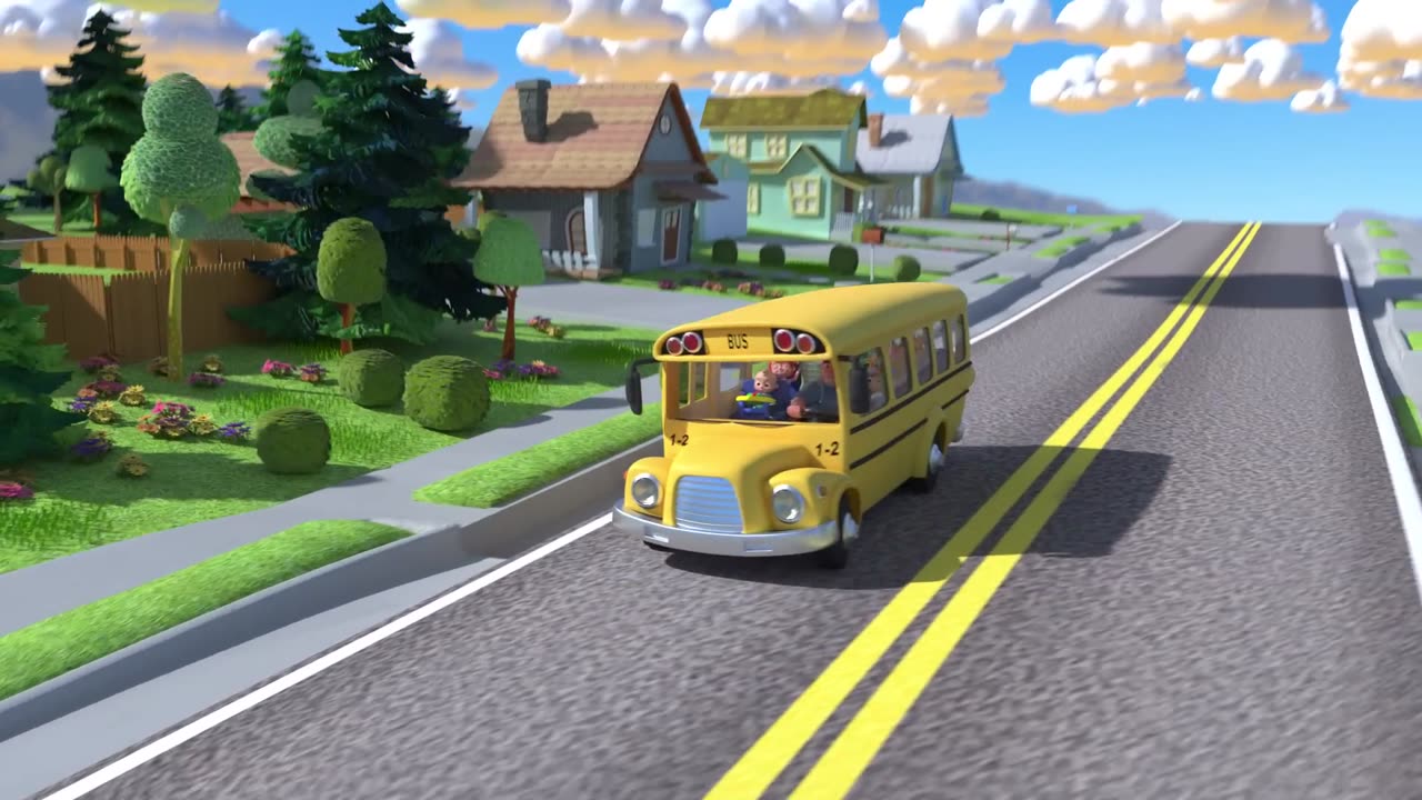 Wheels on the Bus | @CoComelon Nursery Rhymes & Kids Songs