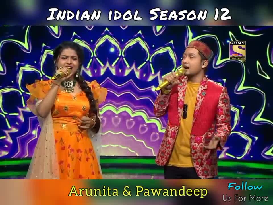 Indian idol Performance | Arunita & Pawandeep Performance | Hindi Songs