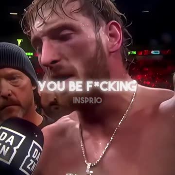 LOGAN PAUL SPEECH #shorts #boxing #ksivstommyfury #loganpaul