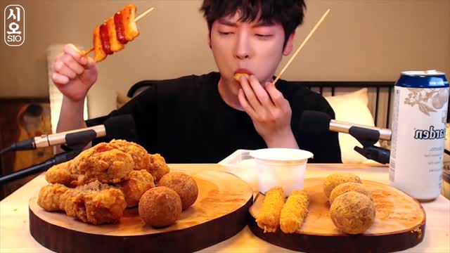 Fried Chicken Mukbang