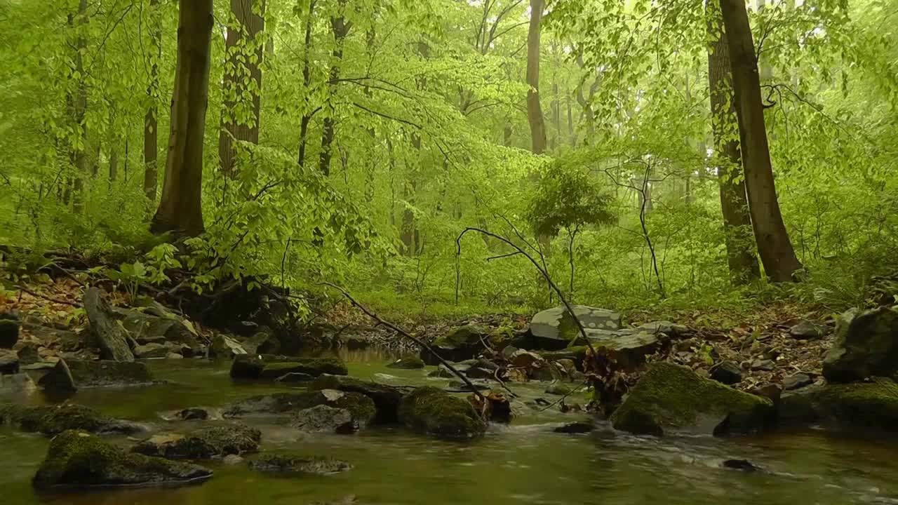 Calming Stream Sounds Water Sounds for Sleep Top Video