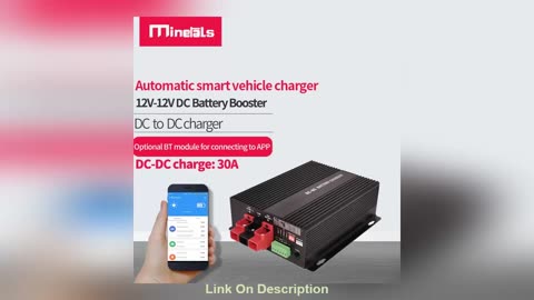 Top DC to DC 12V 30A smart Charger with Booster suppo