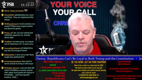 2022-01-02 14:00 EST - Your Voice, Your Call: with Chris Moore