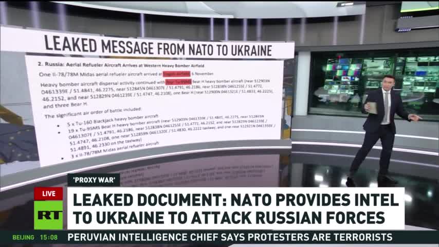 2022-12-22 Leaks reveal NATO providing Kiev with intel to attack Russia