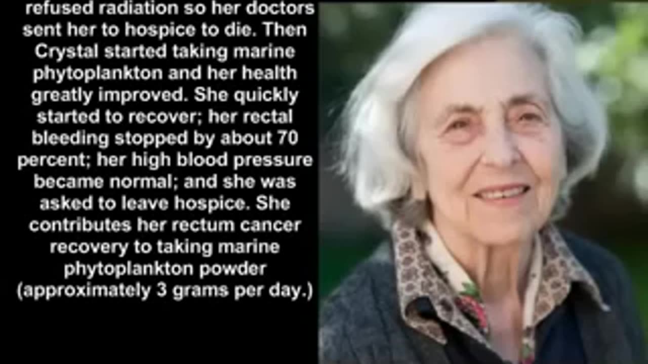 Cancer Fighting Foods - Rectal Cancer Treatment with Phytoplankton