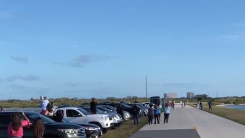 Falcon Heavy Side Core Booster Landings SONIC BOOM