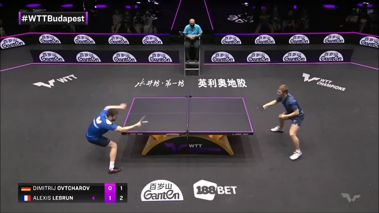 Alexis Lebrun and power of serve