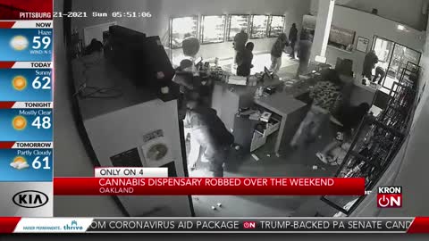 Newsom's California: Oakland's Blunts & More Dispensary Got Flash Mob Looted