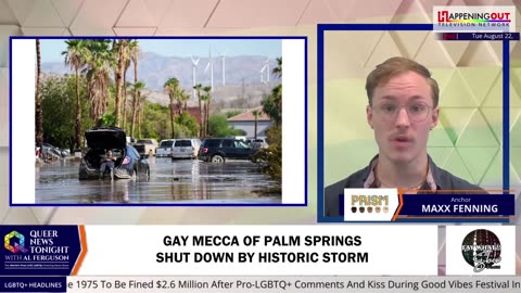 Gay Mecca Of Palm Springs Shut Down By Historic Storm in usa